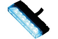 LED-Blitzleuchte blau, ECE- R65, 12/24 V