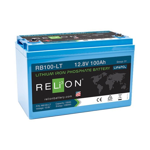 Batterie au lithium Relion RB100-LT 100 Ah