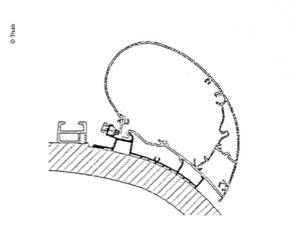 Adapter Carthago Chic 400cm, ab Bj.2014, Serie 6