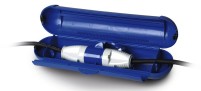 CEE Safebox coffre-fort pour câbles grand modèle avec serrure, bleu
