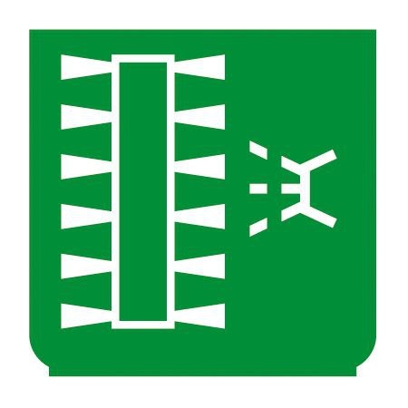 Emblem - Wasserspray grün