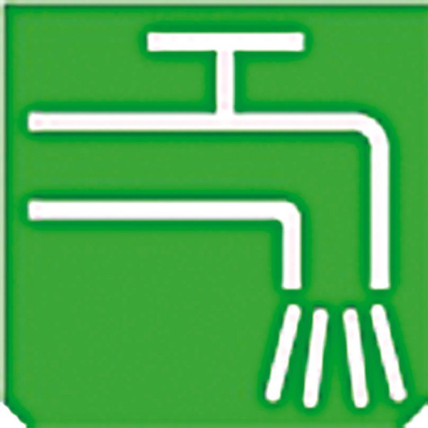 Emblem - Wasser Hochdruck grün