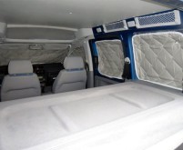 Thermomatte für VW Caddy LR Maxi, 8-teilig ab 2004 ,Heckklappe