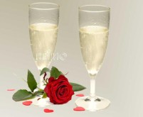 Verres à champagne en plastique Provence 160ml, set de 2 (polyca rbonate)