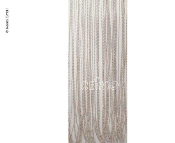 Rideau de porte STRING, 100% PVC, 60x190cm,beige/marron