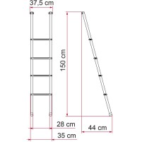 Fiamma Ladder Deluxe 4 B