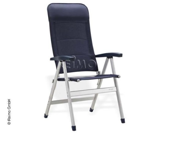Chaise de camping Discoverer - bleu pétrole, chaise à quatre pieds