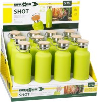 Brunner Shot Inox Trinkflasche grün 750 ml