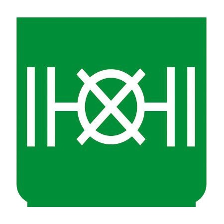 Emblem - Differentialsperre grün