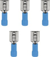 Réceptacles plats InnTec bleu 6,3 mm (jeu de 5)