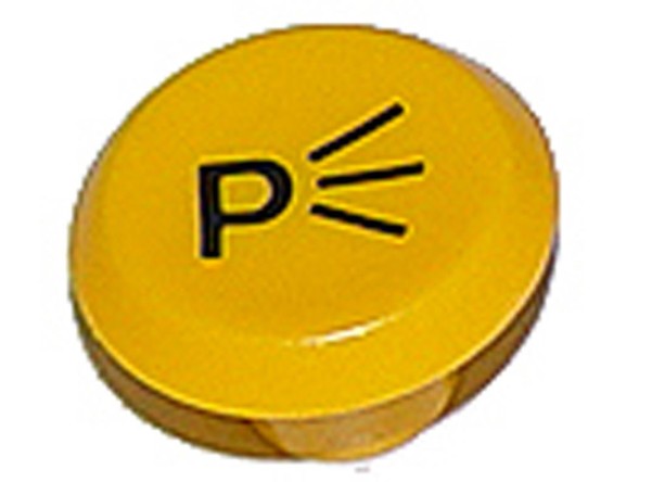 Pneutron Emblem "Begrenzungslicht gelb"