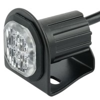 LED-Blitzleuchte Mini gelb, ECE R65, 12/24 V