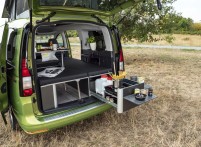 Küchenbox für VW Caddy und Ford Connect - Pearl Dekor mit Technik