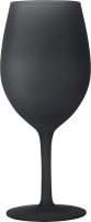 Brunner Weinglas Set, schwarz matt