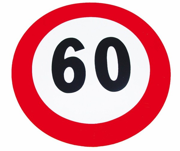 Geschwindigkeits-Begrenzungs-Schild 60 km/h