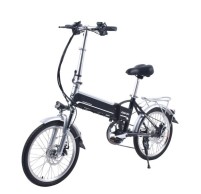 E-Bike schwarz faltbar 20