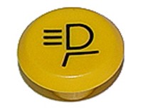 Pneutron Emblem "Dachscheinwerfer gelb"