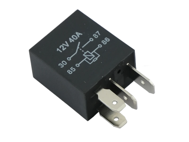 Micro-Relais 12 V 30 A, mit Widerstand