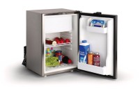 Réfrigérateur à compresseur 34l+ compartiment congélateur 6l, 12/24V , 45 Watt, acier inoxydable