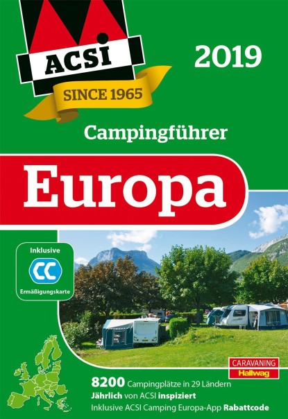 Guide du camping ACSI Europe 2019
