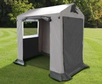 Tente cuisine/tente utilitaire Storage 3, gris/noir, 150 x220cm, H190/220cm