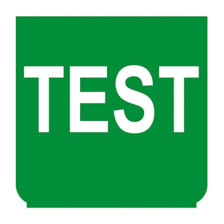 Emblem - Test grün