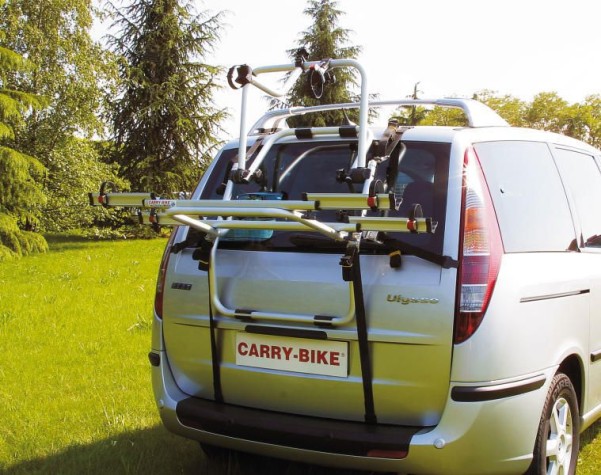 Alu-Heckträger Carry Bike komplett für 2 Räder