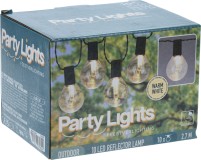 LED Partybeleuchtung - 10 Lampen - Batteriebetrieben