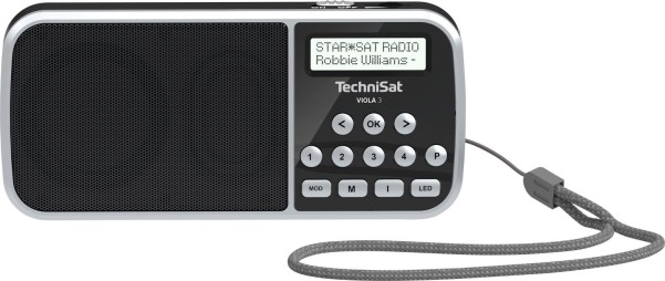 TechniSat DAB+ Viola 3 Radio de poche portable avec fonction torche LED