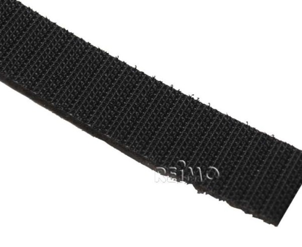 Klettband Haft-Anteil selbstklebend 5m schwarz, 20 mm breit