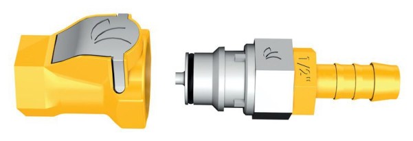LILIE Push-and-Connect - LILIE Push-and-Connect Ventiladapter und Schnellkupplung