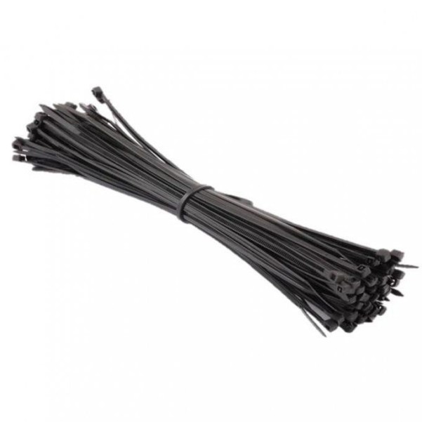 Serre-câbles en polyamide noir | 3,5 x 200 mm