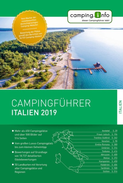 Camping.info Campingführer Italien 2019