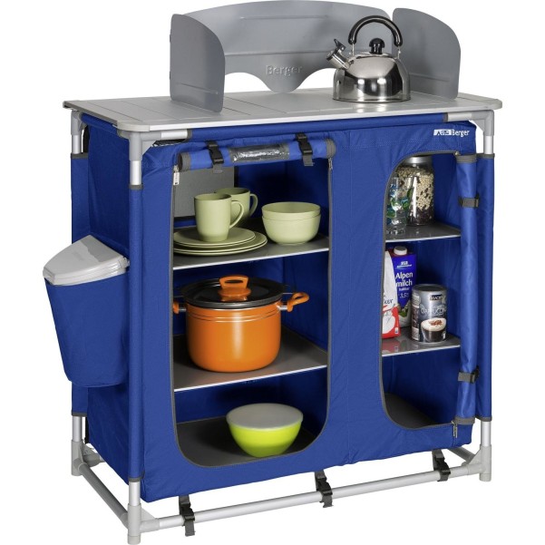 Berger Küchenbox Premium II blau blau, grau