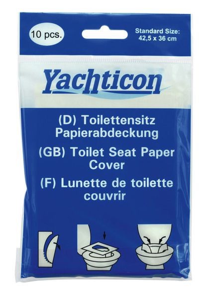 Toilettensitz-Papierabdeckung 10ST