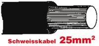 SGF Anlasserkabel hochflexibel 25mm schwarz
