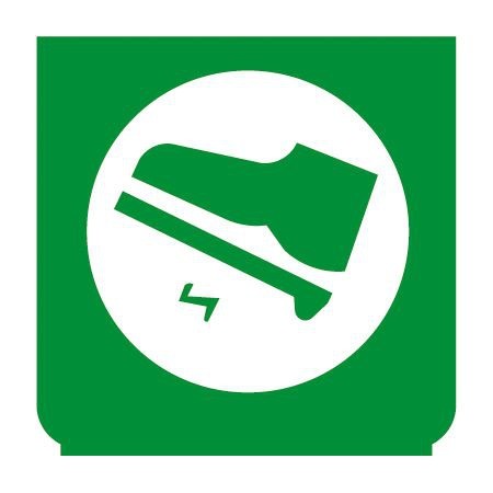 Emblem - Fussbremse grün