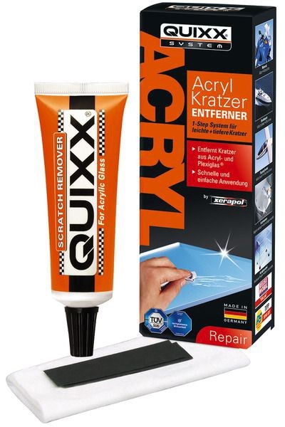 QUIXX Acrylique Scratch Remover by Xerapol, Polishing Pad 50g