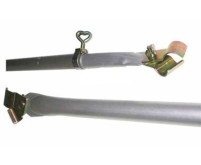Barre de soutien de toit en acier télescopique 170-25 0 cm DM:22mm