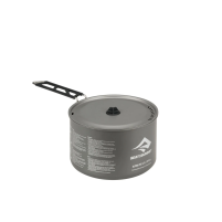 Alpha Camping-Kochtopf aus Aluminium 1.9L - Grau