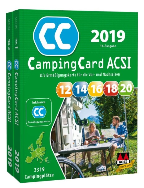 Guide du camping ACSI CampingCard 2019