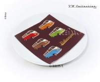 Serviettes de table de la collection VW "COLORED SAMBA", 20 pièces.