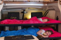 CABBUNK Doppelbett für Fahrerhaus VW Transporter,b elastbar bis je 70kg