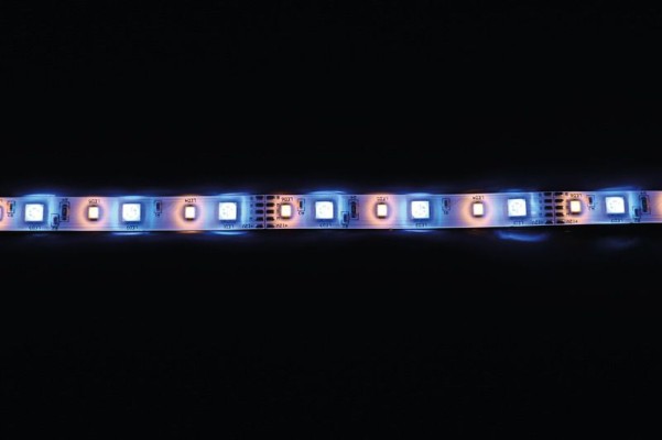 12V LED-Band, RGBW: rot,grün,blau,warmweiss, IP65, 10mm breit