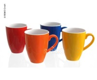 Lot de 4 mugs en mélamine SUNSHINE en 4 couleurs