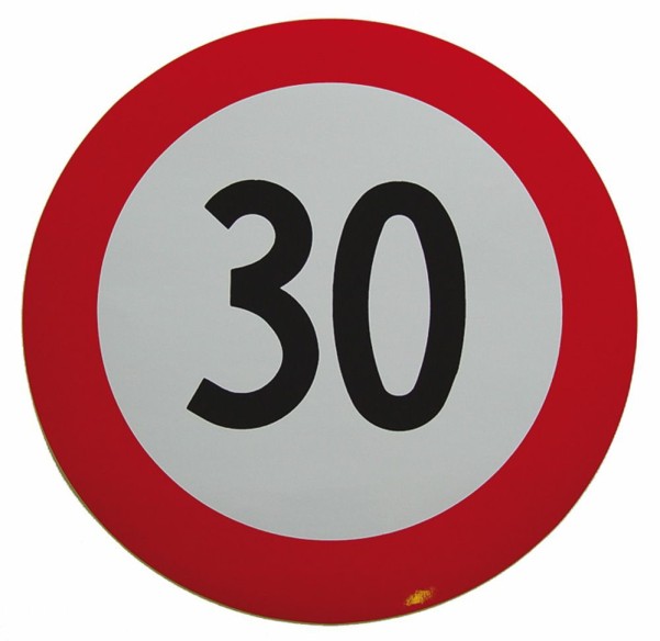 Geschwindigkeits-Begrenzungs-Schild 30 km/h