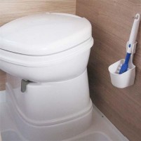 Mini Toilettenbürste mit Wandhalterung