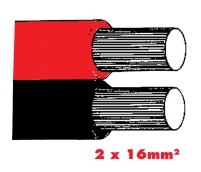 Twinflex 2x16mm2 Batteriekabel rot/sz