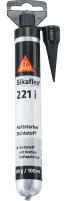 Sikaflex 221i mastic adhésif fort noir | 100 ml