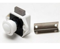 Push Lock Mini - Serrure pour meuble blanc